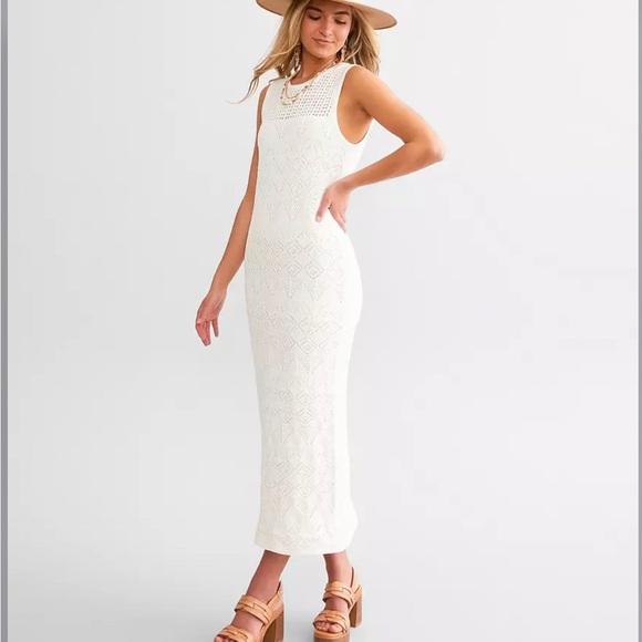 Z Supply Dresses & Skirts - Z Supply Mallorca Crochet Maxi Dress Size Small